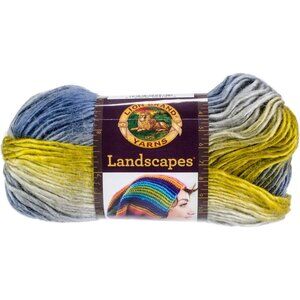 Lion Brand Landscapes Medium Worsted Weight 100% Acrylic Yarn in Twilight